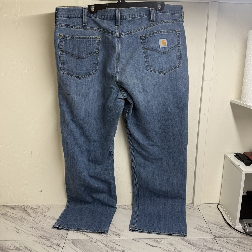 Carhartt Jeans Mens Size 42x32 Relaxed Fit Blue Medium Wash 101483 980